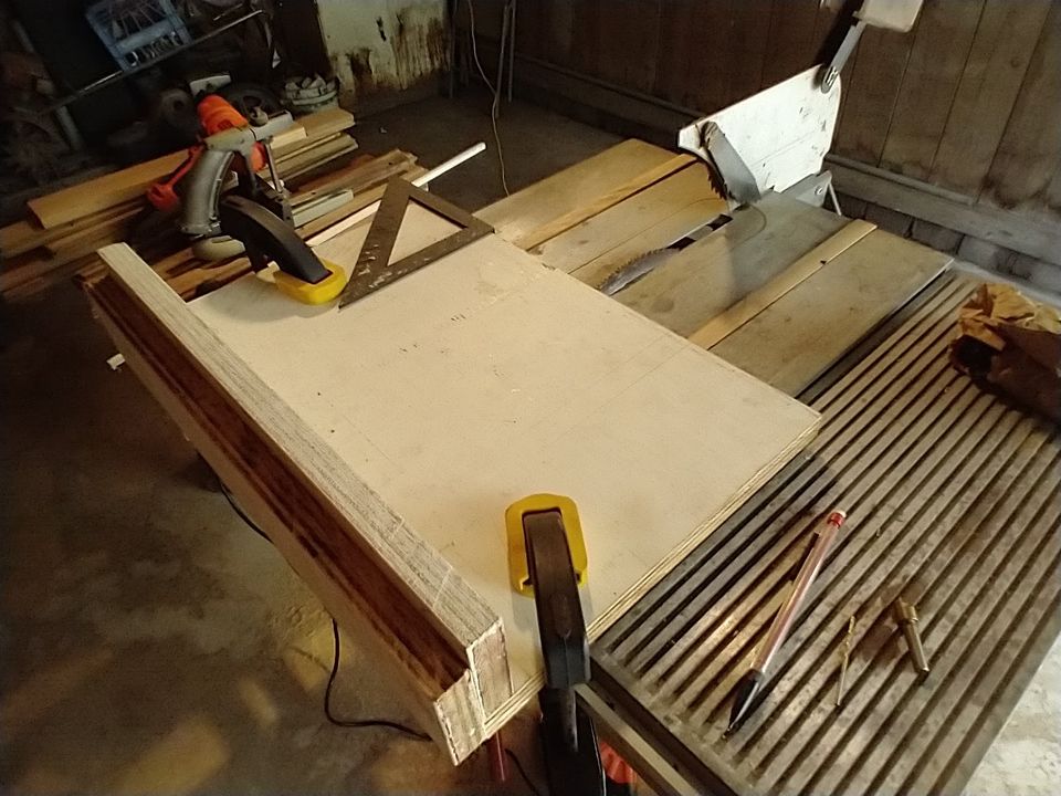 how to make the world's worst table saw sled (the hard way)